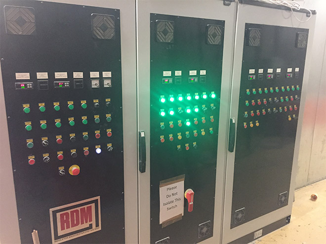 In Line Pre-Treatment Cleaning Plant Controls